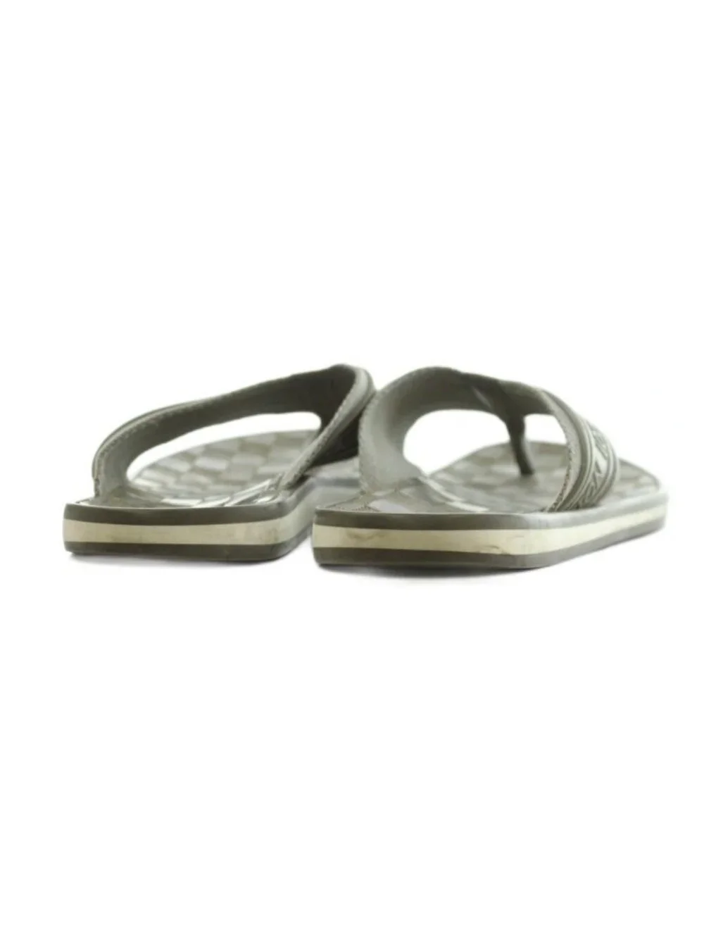 Louis Vuitton Beach Sandals Tong Damier Pattern 5 Khaki